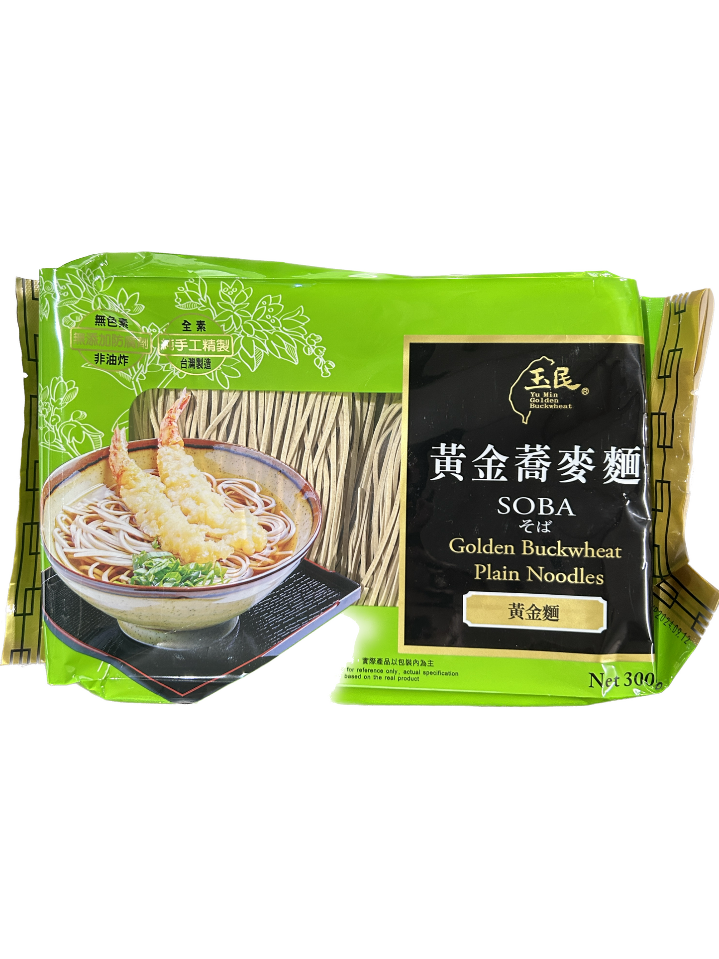 Golden Buckwheat Plain Noodles 黄金蕎麥麵